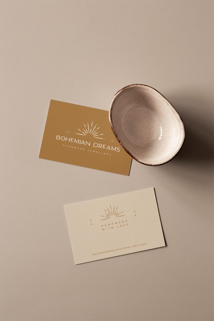 Bohemian_Dreams branding Business Cards