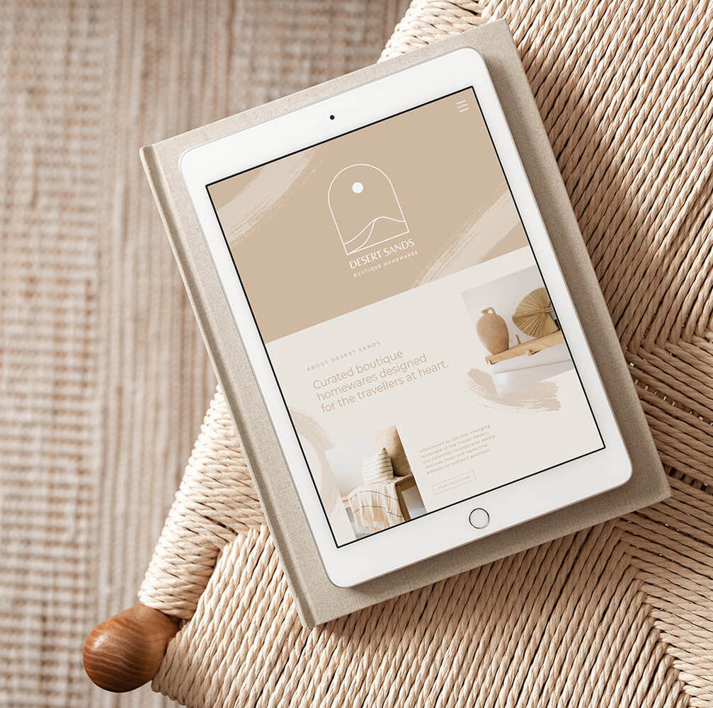 Desert Sands Branding_Website Design