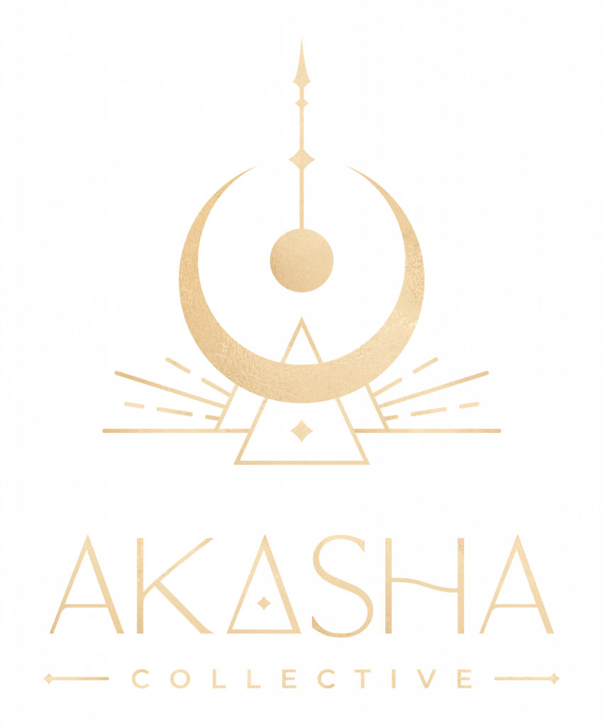 Akasha Collective logo branding